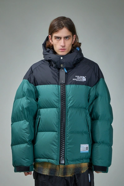 Miharayasuhiro Super Big Down Jacket In Green