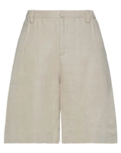 Paulie Woman Shorts & Bermuda Shorts Sand Size L Linen In Beige