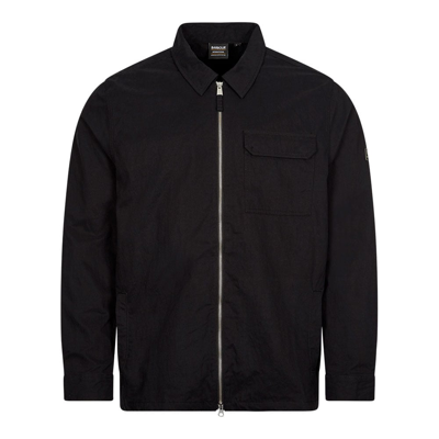 Barbour Dome Overshirt In Black