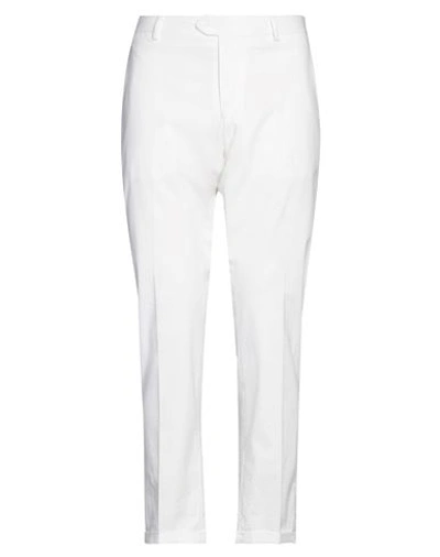 Ago.ra.lo Ago. Ra. Lo. Man Pants White Size 36 Cotton, Elastane