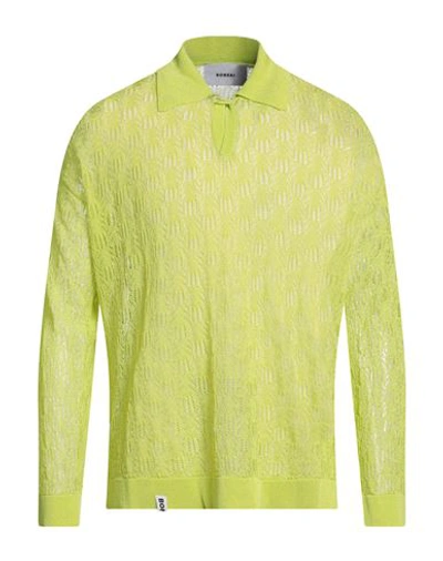 Bonsai Man Sweater Green Size S Rayon, Polyamide