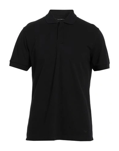 Emporio Armani Man Polo Shirt Black Size Xxxl Cotton