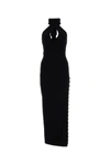 Magda Butrym Black Button Maxi Dress In Black