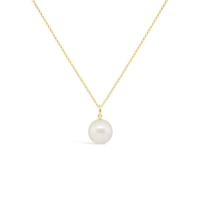 Olivia & Pearl Uat Power Pearl Pendant In 18ct Yellow Gold In O&p/ppp/yg/17