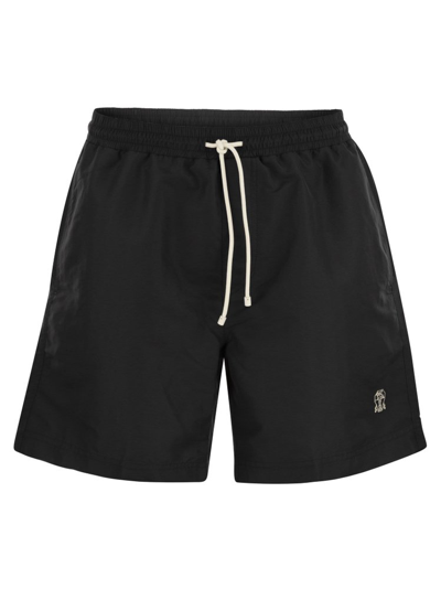 BRUNELLO CUCINELLI BRUNELLO CUCINELLI DRAWSTRING SWIM SHORTS