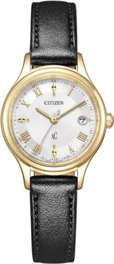 Pre-owned Citizen Xc Es9492-14a Hikari Collection Eco-drive Titanium Women Watch Box