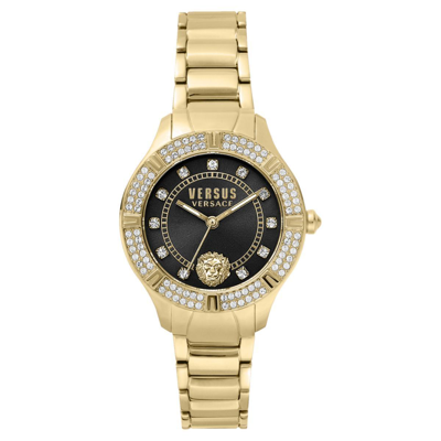 Pre-owned Versus By Versace Ladies Watch Wristwatch Canton Road Vsp263921 Stainless Steel