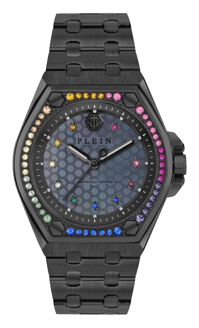 Pre-owned Philipp Plein Black Womens Analogue Watch Plein Extreme Pwjaa1423