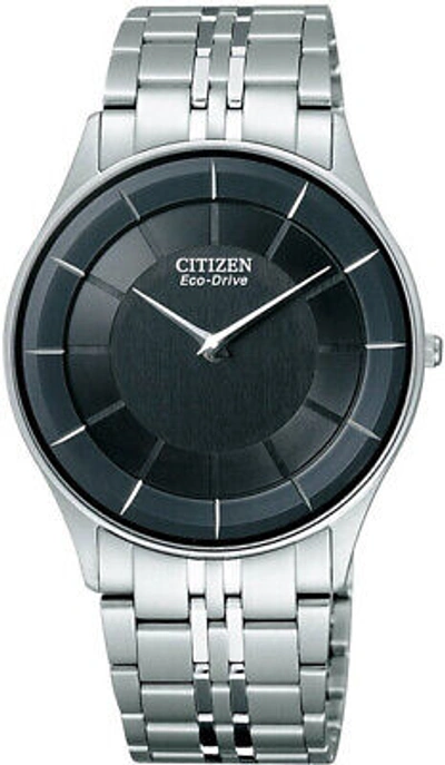 Pre-owned Citizen Chizen Collection Ar3010-65e Black Eco Drive Men's Watch In Box
