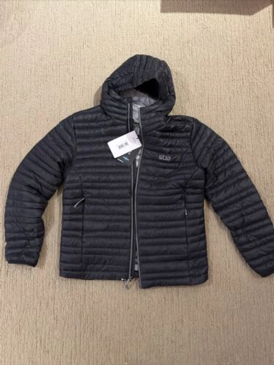 Pre-owned Stio Mens Pinion Down Hooded Jacket Medium. Mountain Abyss Msrp $285 In Gray