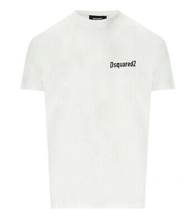 Pre-owned Dsquared2 Cool Fit Dsq2 White T-shirt Man