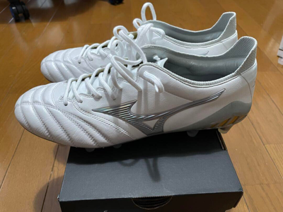 Pre-owned Mizuno Morelia Neo3 Iii Japan P1ga238004 White Football Soccer Cleats Shoes Us9