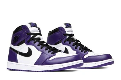Pre-owned Jordan Nike  1 Retro High Og Court Purple Sz 11 555088-500 Authentic Vtg Rare
