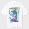 Paul Smith Mens St Sebastian Print Tshirt In Whites