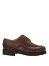 Paraboot Logo Business Dress Shoes In Brown