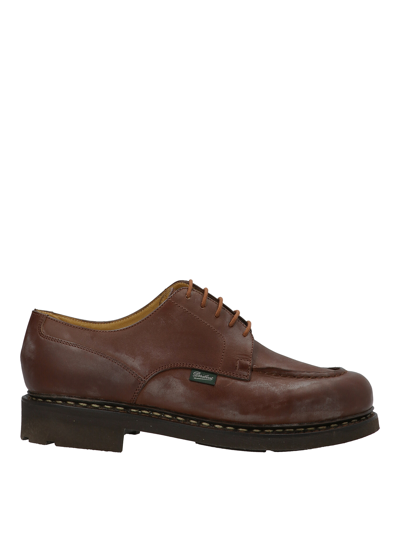 Paraboot Chambord Derby Shoes In Brown