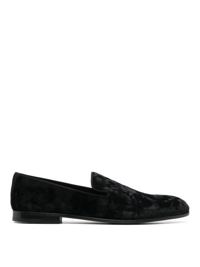 Dolce & Gabbana Flat Loafers In Negro