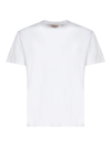 Valentino V-detail Cotton T-shirt In Blanco