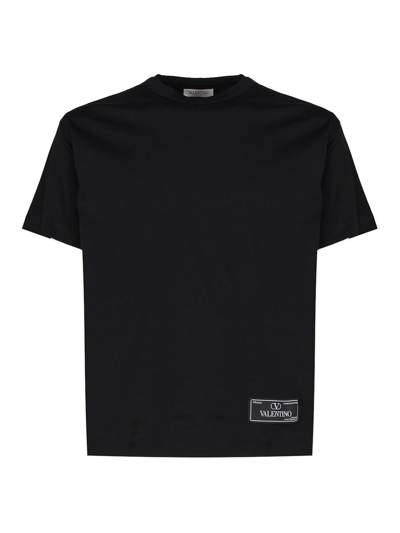 Valentino Black T-shirt In Negro