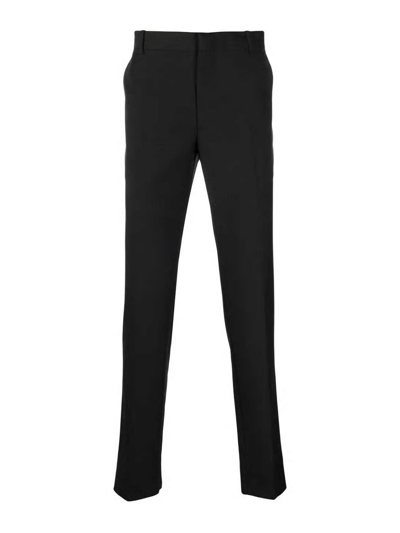 Alexander Mcqueen Casual Trousers In Black