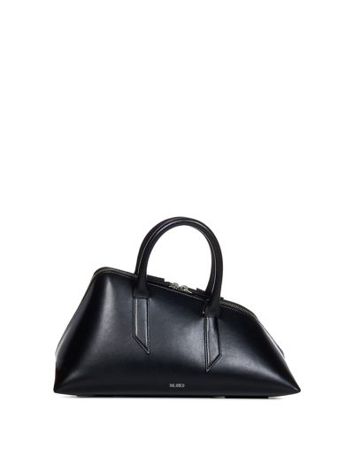 ATTICO BLACK CALFSKIN  TOP HANDLE BAG