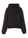 ALEXANDER WANG BLACK COTTON SWEATSHIRT