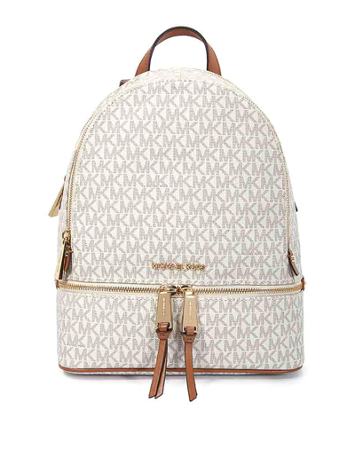 Michael Kors Rhea Backpack In Cream