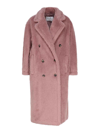 Max Mara Zitto Teddy Coat In Nude & Neutrals