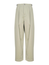 BURBERRY MODERN PINCES COTTON TROUSERS