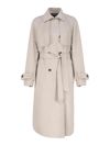 Max Mara Cappotto Falcone In Beige
