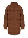 Max Mara Women Wool And Cashmere Down Jacket In Brown