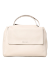 Orciani Sveva Medium Soft Bag In White
