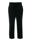 Rick Owens Astaires Cropped Trousers In Black