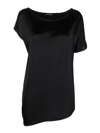 ANN DEMEULEMEESTER ASYMMETRICAL SILK BLOUSE