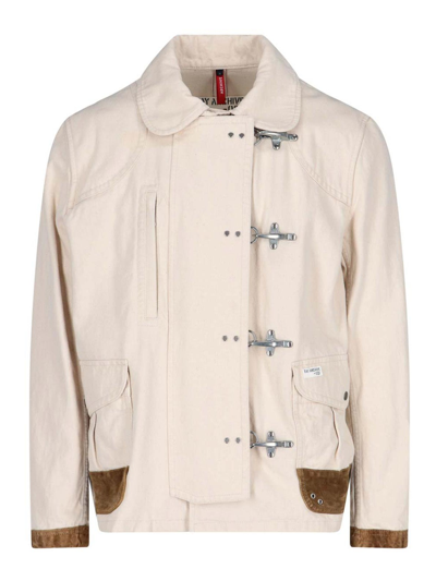 Fay White Casual Jacket In Blanco