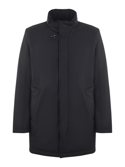 Fay Tech Fabric Puffer Jacket In Negro