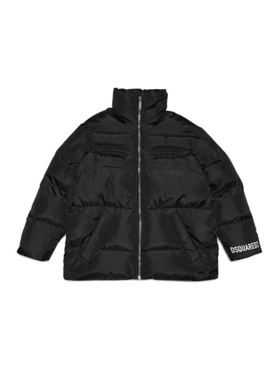Dsquared2 Kids' Giacca Over In Black