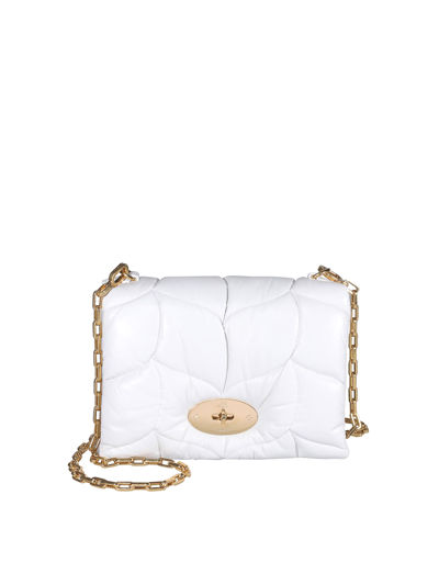 Mulberry Leather Bag In White