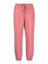 STELLA MCCARTNEY FAUX-LEATHER TAPERED TROUSERS