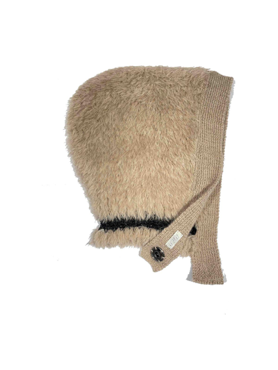 Antipast Wool Knit Cap In Beige