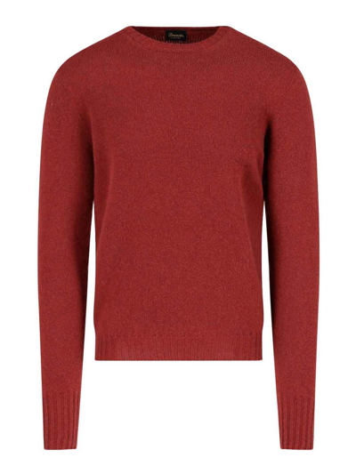 Drumohr Classic Sweater In Rojo