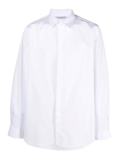 Neil Barrett Shirt With Collar In White