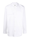 JIL SANDER CAMISA - GRIS CLARO