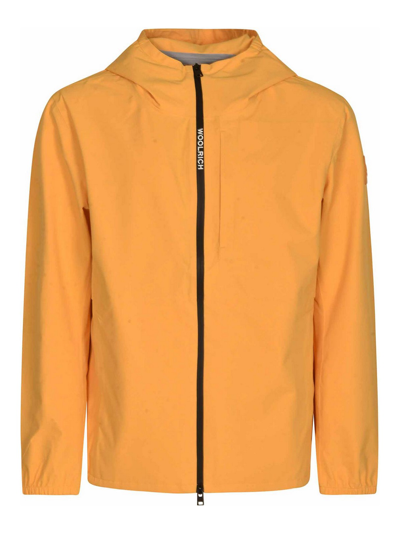 Woolrich Pacific Two Layers Jacket In Yellow