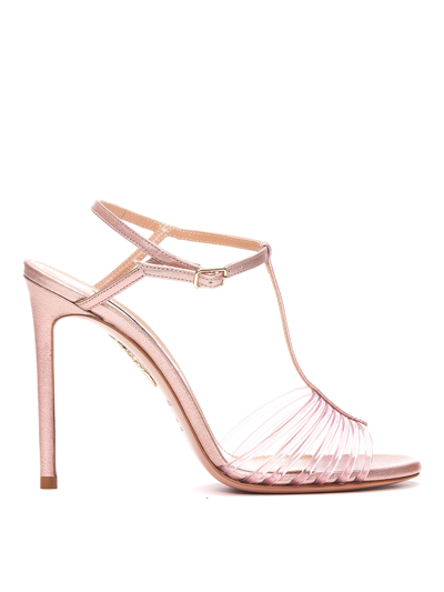 Aquazzura Rose Amore Mio Sandals In Rosado