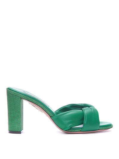 AQUAZZURA ZAPATOS DE SALÓN - VERDE