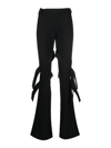 AMBUSH DOUBLE WAIST WOOL TROUSERS