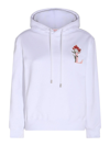Lanvin White Cotton Rabbit Sweatshirt In Blanco