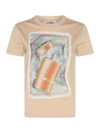 Lanvin Classic Scratch & Sniff T-shirt In Beige