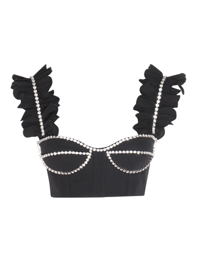 Area Black Cotton Top